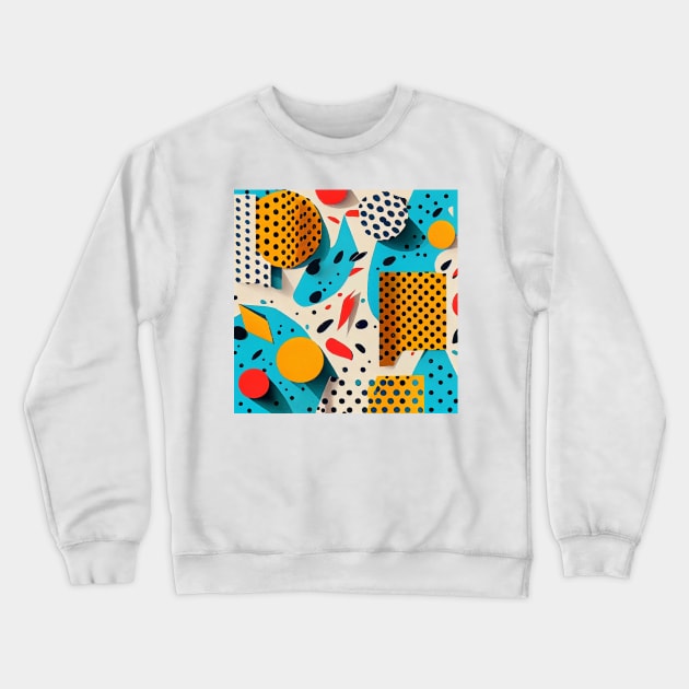 Memphis pattern 4 Crewneck Sweatshirt by JBJart